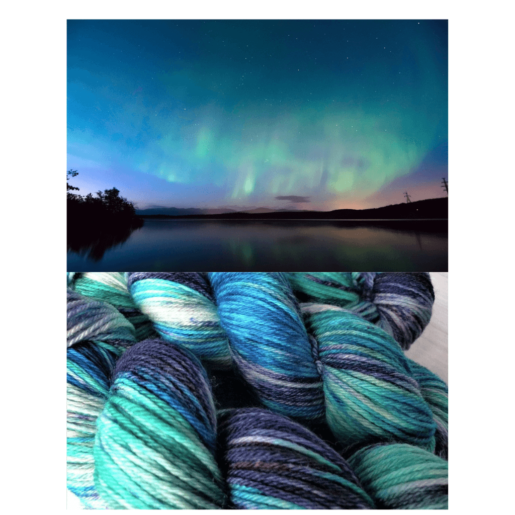 Aurora: Sharing a colorful yarn